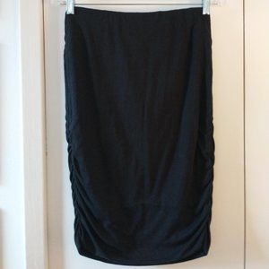 Old Navy High-Waisted Ruched Midi Skirt